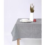 Pötikare Masa Örtüsü Pamuk Sofra Bezi 160x160 (Siyah)