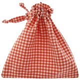 Pötikareli Çevre Dostu Bez Kese,keten Düzenleyici Kese,hediye Kesesi,makyaj Çantası,mini Cüzdan (turuncu)