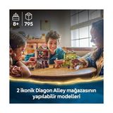 Potter Kaliteli Quidditch Malzemeleri ve Dondurma Salonu 76452-8 Yaş ve Üzeri Çocuklar Için Diagon Yolu Dükkanlarını Içeren Yaratıcı Oyuncak Yapım Seti, Doğum Günü Hediyesi (795 Parça) - Option-1