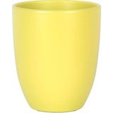 Pottery Ptr Seramik Saksı-10 – 10 Numara Boyutunda Dekoratif Bitki ve Çiçek Saksısı - Sarı