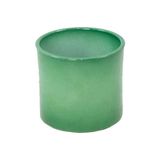 Pottery Seramik Saksı Çap: 13 cm (132x145 mm) – Modern Dekoratif Bitki ve Çiçek Saksısı - Yeşil