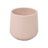 Pottery Seramik Saksı Çap: 13 cm (132x145 mm) – Modern Tasarım El Yapımı Görünümlü Seramik Çiçek Saksısı