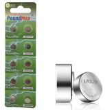 PoundMax 10 adet AG6 (370,371,LR921,LR69,SR920W) 1.5V Alkalin Düğme Pil