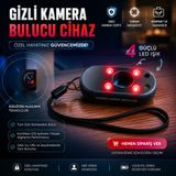 PoundMax GİZLİ KAMERA BULUCU Kızılötesi Tespit + Sesli Uyarı + Titreşim Alarmı