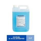 POVİEXİN El ve Cilt Antiseptiği 5 Litre Bidon - Alkol Bazlı El Dezenfektanı, Ekonomik Boy