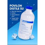 Povilon 1000 ml Distile Su Alkolsüz İçerik ile Ultra Saf ve Temiz Su Kalitesi - 1 lt