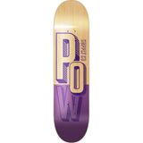 Pow Supply Co Stack Logo Kaykay Tahtası - Mor - Standart