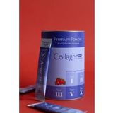 Powder Collagen 300g, 5 Tip Toz Kolajen 10.000mg X 30 Şase & Multivitamin Çilek Aromalı