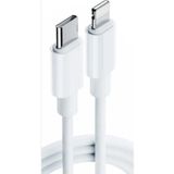 Power 20W Hızlı Şarj Uyumlu Lightning Şarj Kablosu Apple iPhone 14 Pro İçin Beyaz