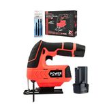 Power Black 12V Çift Akülü Şarjlı Dekupaj Testere Makinesi