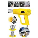 POWER BLACK 2000 Watt Darbeye Dayanıklı Bakır Sargılı Rezistans 2 kademeli Sıcak Hava Tabancası IsI