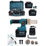 POWER BLACK 21v 3.0ah Çift Bataryalı 15 Pilli Plastik Pvc Boru Kaynak Makinesi