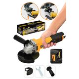 POWER BLACK 550 W 125 Mm Bakır Sargılı Spiral Avuç Içi Kesme Ve Ahşap Metal Kesme Taşlama Makinası Mavi