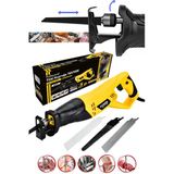 POWER BLACK 750 WATT BAKIR SARGILI 6 KADEME 3 BIÇAKLI DEVİR AYARLI TİLKİ KUYRUĞU TESTERE KEMİK KESME MAKİNESİ