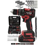Power Black 84 Parça Darbeli Çelik Mandrel Kömürsüz 21 V