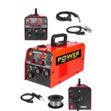 POWER BLACK GERMAN Çift Kartlı 3 FONKSİYON 350 Amper MİG TİG MMA İnvertör Oksijen&Gazsız Gazaltı Kaynak Makinesi