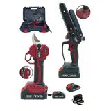 Power Black Profesyonel 2'Li Set 28 Mm Dijital Göstergeli Bağ Makası+Otomatik Yağlamalı Dijital Budama Çift