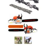 POWER BLACK Tam Profesyonel Benzinli Çift Egzozlu 52 Cc Ağaç Dal Kesim Benzinli Hızar Ağaç Kesme Motoru Makinesi