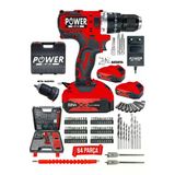 Power Black Ultra Lüks 84 Parça Çelik Mandrel Darebeli Çift Bataryalı Matkap Seti