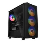 Power Boost Kasa PB-P521B 750w 80+ Bronze USB 3.0 ATX Mesh ARGB fan siyah Kasa