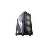 POWER BOOST Pb-p521b 750w 80plus Bronz Usb 3.0 Mesh Rgb Fanli Siyah Kasa Parlak Siyah