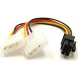 Power Güç Kablosu 6 Pin Ekran Kartı Pcı Pcı E Vga Power Kablo 6 Pin To 2X4 Pin Molex Kablo
