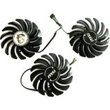 Power Logic Msı Geforce Rtx 3080 Gamıng vetus 10G 10GB GDDR6X 320BIT 85mm 85mm 85mm Nvıdıa Ekran Kartı Fanı - Siyah