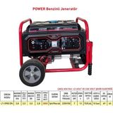 Power LT3900 EN 3.8 Kva Benzinli Jeneratör Ipli Marşlı