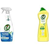 Power Shine Cleanboost Sprey Temizleyici Banyo Için Temizleyici ve Kireç Çözücü 750 Ml(4) Cif Krem Yüzey Temizleyici Limon Kokulu Yağ ve Kireç Sökücü Leke Çıkarıcı 750 Ml(1)