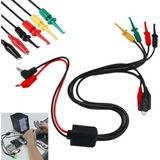 Power Supply Güç Kaynağı Ara Kablosu Timsah ve Kancalı Uçlar - 1 Adet