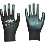 Power Tek 300 Çift Zebra Nitril Iş Eldiveni - Siyah - 10