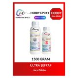 POWER TIME EPOXY 1500 gram Hobby Epoxy/ Ultra Şeffaf Ve Parlak Epoksi Reçine Ince Döküm