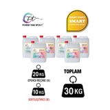POWER TIME EPOXY 30 Kg Hobby Epoxy Smart/ Ultra Şeffaf Ve Parlak Epoksi Reçine Ince Döküm