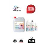 Power Tıme Epoxy 7.5 Kg Hobby Epoxy/ Ultra Şeffaf Ve Parlak Epoksi Reçine Ince Döküm