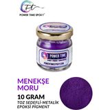 Power Time Epoxy Sedefli Metalik Toz Pigment Boya Epoksi Için 10 gr - Menekşe