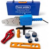 Power Welder Professional 1800 Watt Pprc Plastik Boru Kaynak Makinesi Seti & Boru Makaslı Metal Çantalı Set - WATT1800W