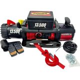 Power Winch 13500 Lb Sentetik Halatlı Off-Road 4x4 Elektrikli Vinç 12V