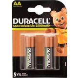 POWER-XTRA Duracell 1.2V 2500 Mah Aa Şarjlı Kalem Pil 2Li