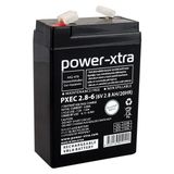 Power-Xtra Ecolead - Pxec2.8-6 - 6V 2.8 Ah Kuru Akü F1