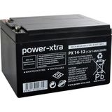 Power-Xtra PX14-12NE F6 - 12V 14 Ah Elektrikli Bisiklet Aküsü -F6-Vidalı - -Olivine