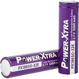 Power-xtra PX18650-32E - 3.7V 3200 Mah 3C Li-ion Şarjlı Tekli Pil