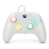 PowerA Lumectra ile Xbox Series X|S için Advantage Kablolu Oyun Kumandası - Beyaz
