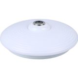 Poweramster PM-27330 Beyaz 30x10.5 Cm 24 Watt Bluetooth Hoparlörlü Tavan Aydınlatma Ses Bombası Hoparlör