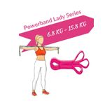 Powerband Direnç Lastiği ve Egzersiz Bandı Pembe Light