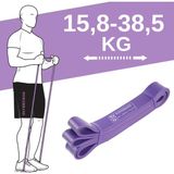 Powerband Mor X-Heavy 208x32x4.5 cm Direnç Lastiği ve Egzersiz Bandı