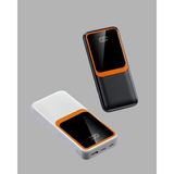 Powerbank 10000 Mah - Çift USB Çıkışlı, Type-C Girişli, Şık Beyaz Tasarım - Lisinya - 001-Renkli