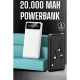 Powerbank 20.000 Mah Dijital Göstergeli LCD Ekran Uzun Pil Ömrü ( Lisinya )