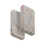 Powerbank 5000 Mah Lexa Vegan Deri Slim 20W Hızlı Şarj Pocketslim™ Magsafe Özellikli Şık Tasarım Krem