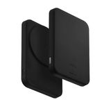 Powerbank 5000 Mah Lexa Vegan Deri Slim 20W Hızlı Şarj Pocketslim™ Magsafe Özellikli Şık Tasarım - Siyah