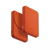 Powerbank 5000 Mah Lexa Vegan Deri Slim 20W Hızlı Şarj Pocketslim™ Magsafe Özellikli Şık Tasarım Turuncu